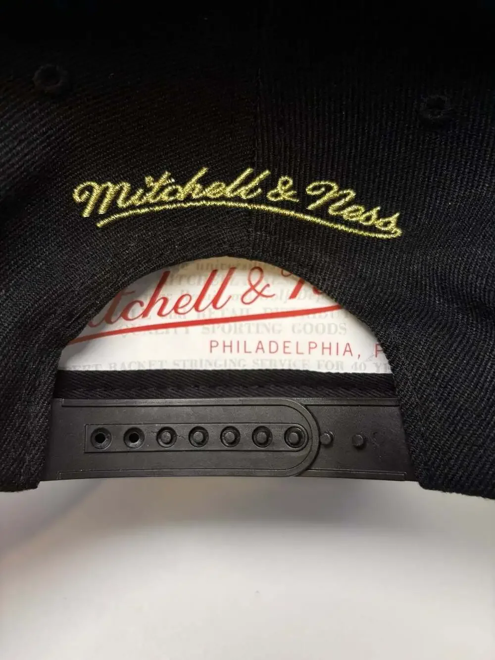 Mitchell & Ness Los Angeles LA Clippers Water Tiger Snapback Cap Hat Black
